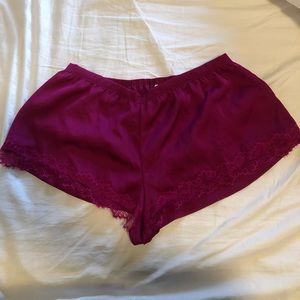 Victoria’s Secret silk pajama shorts